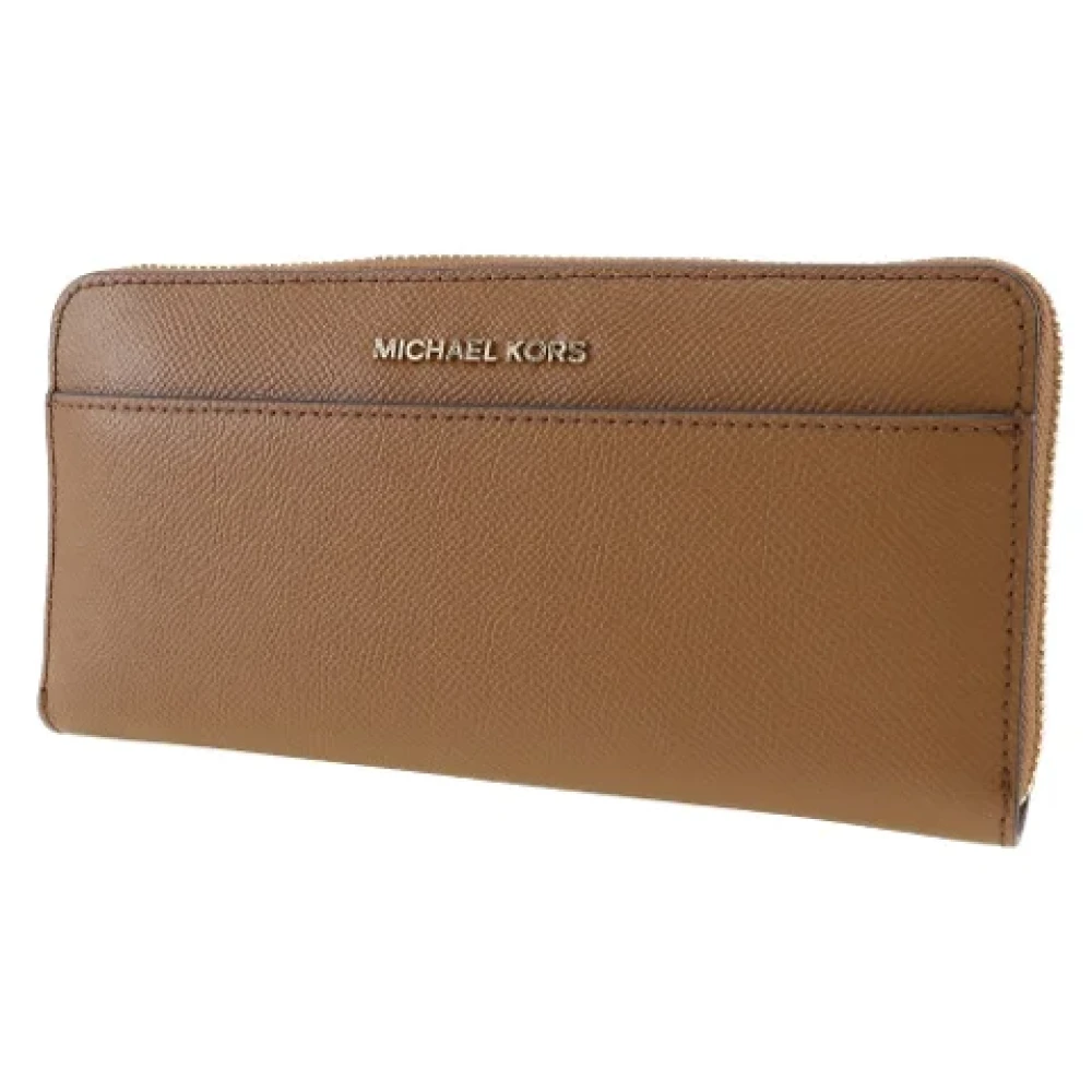 Michael Kors Pre-owned Leather wallets Brown Dames