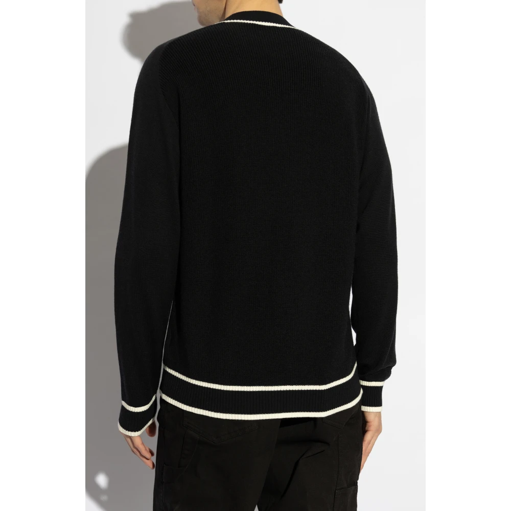 adidas Originals Wollen vest Black Heren