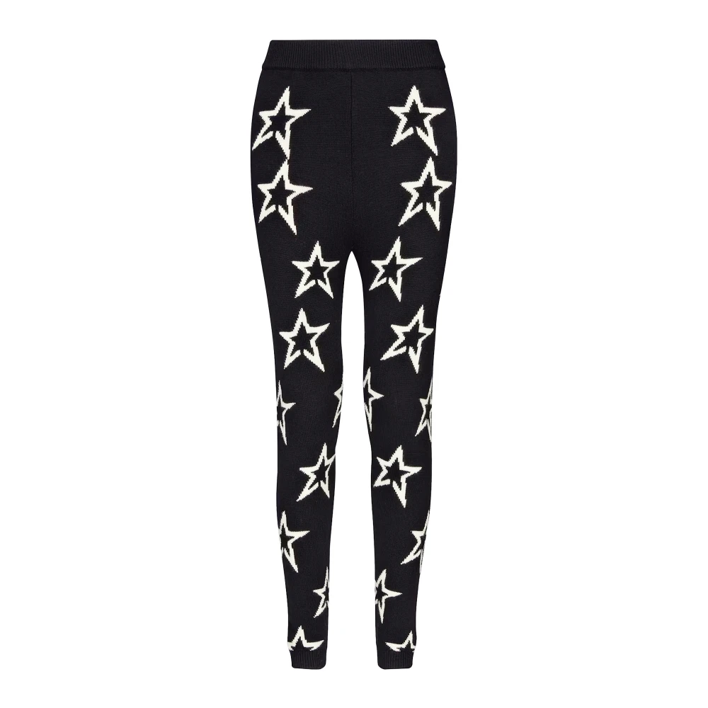 Perfect Moment Gebreide wollen broek Black Dames