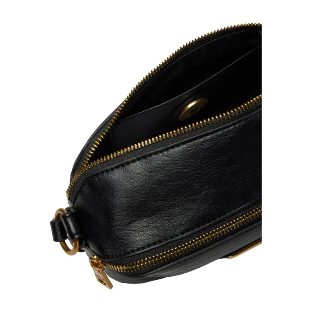 Moschino Zwarte Synthetische Dames Schoudertas Black Dames