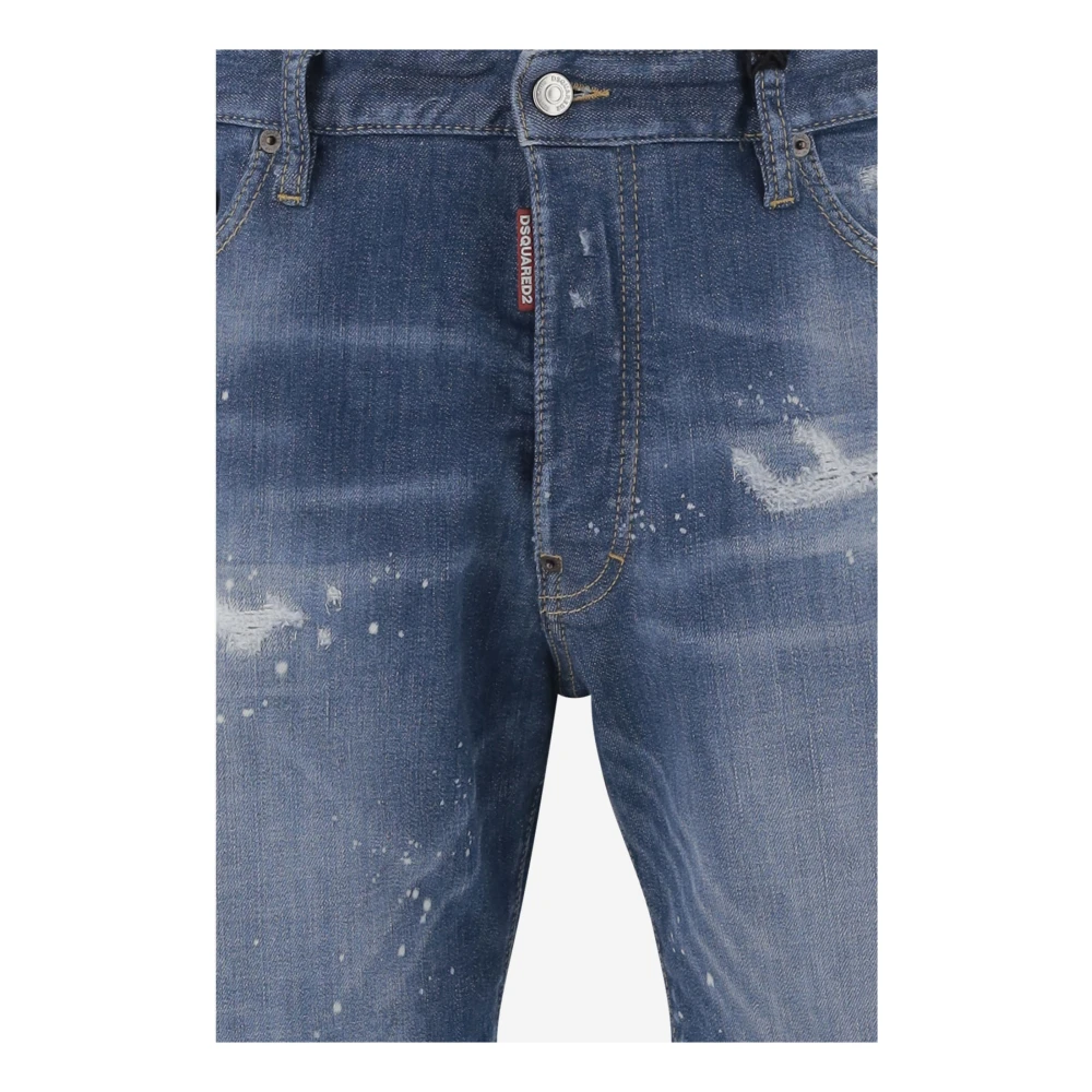 Dsquared2 Stretch Katoenmix Denim Jeans Blue Heren