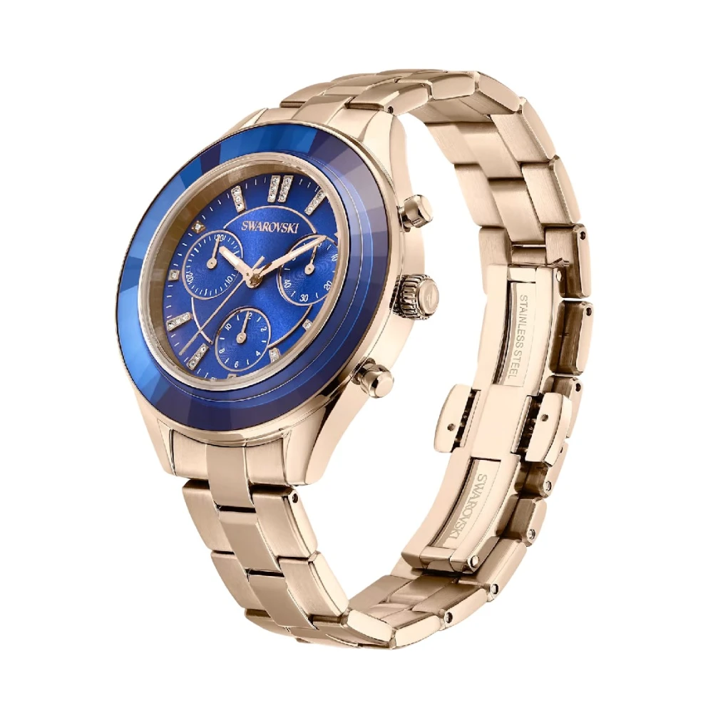 Swarovski Women's Watch Octea Lux Crystal 37 Mm Gold- Blue 5632481 - Female - Watches - Pink - One Size - Accessories