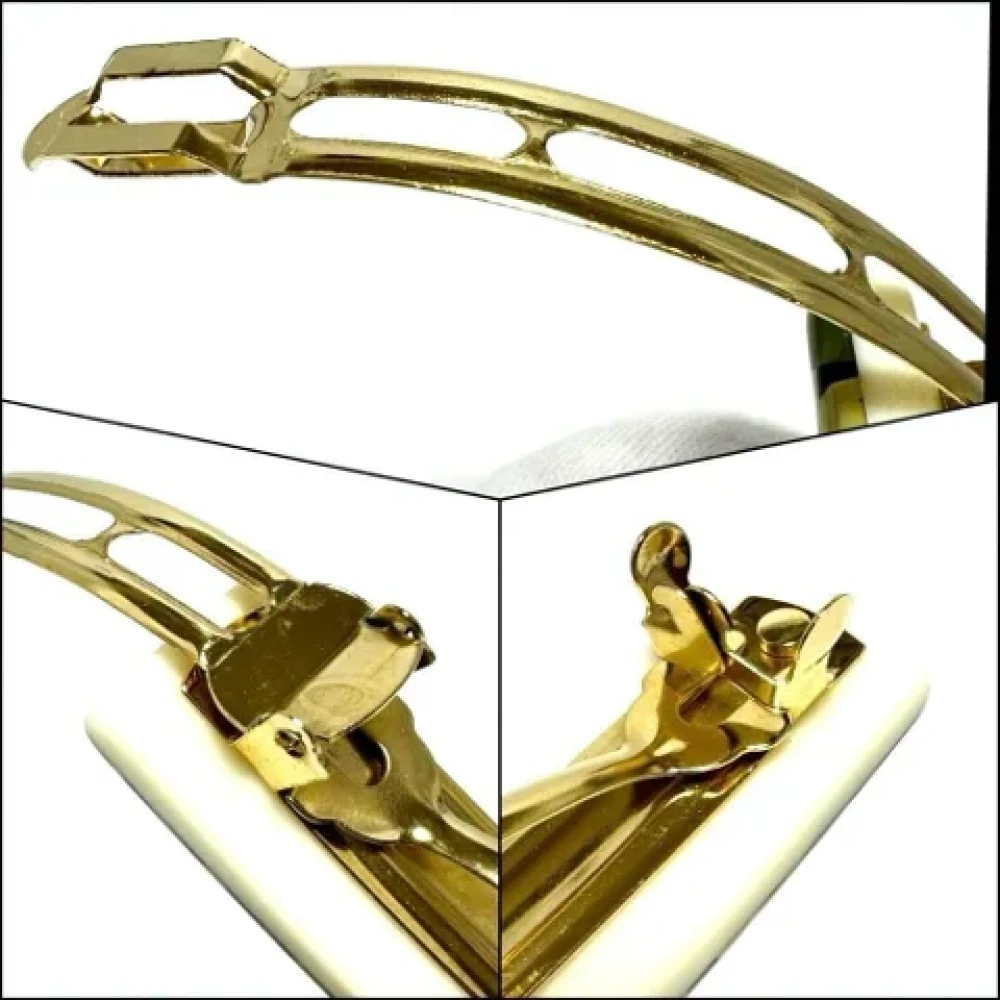 Louis Vuitton Vintage Pre-owned Plastic hair-accessories Beige Dames