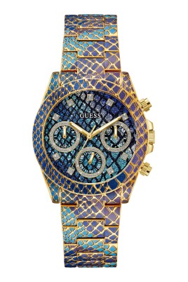 montre-multifonction-femme-serpentina-bleu-violet-or-gw0752l1
