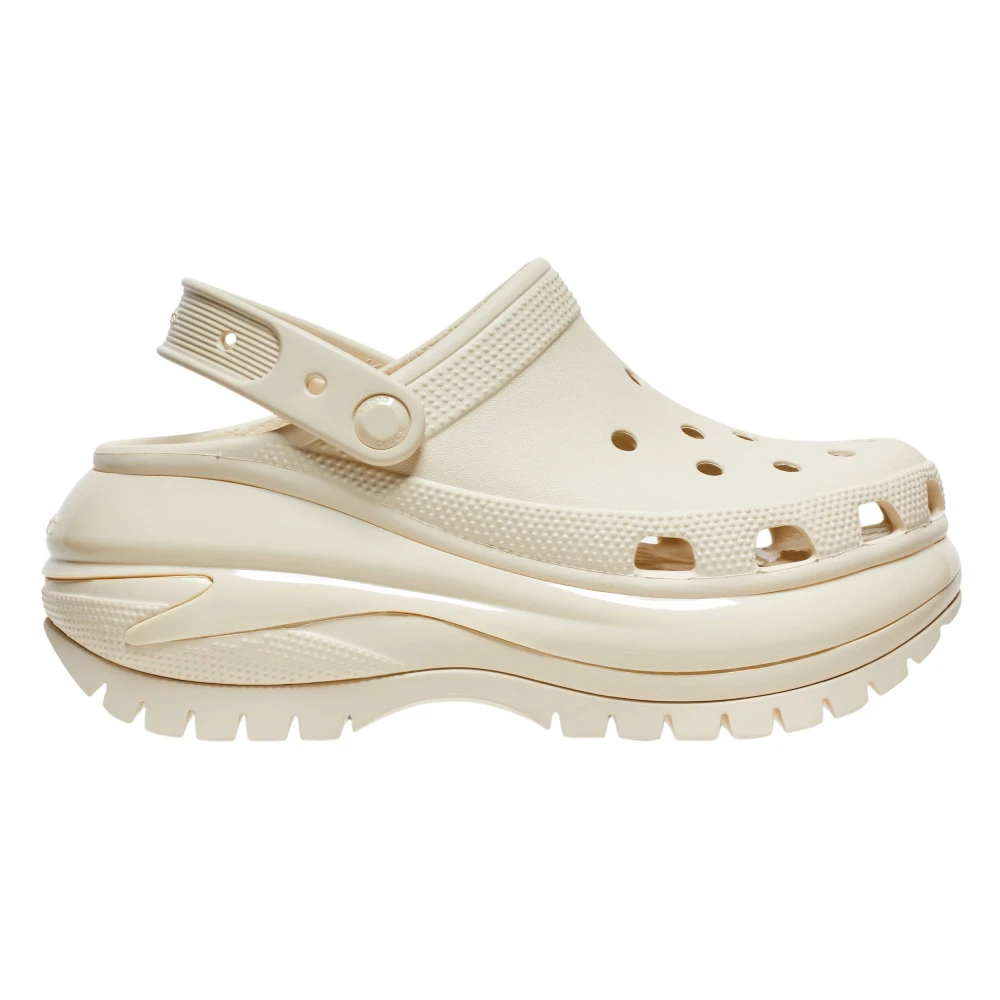 Crocs Beige Kids Sandals, Unisex, 39 Eu, Ivory Kids Crush Clog