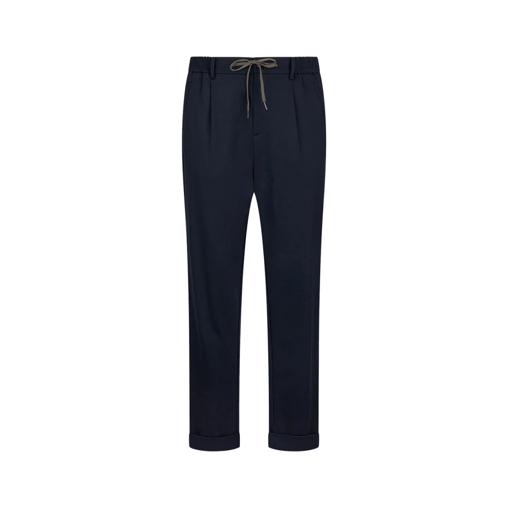 Liu Jo Blauwe Slim Fit Casual Broek Blue Heren