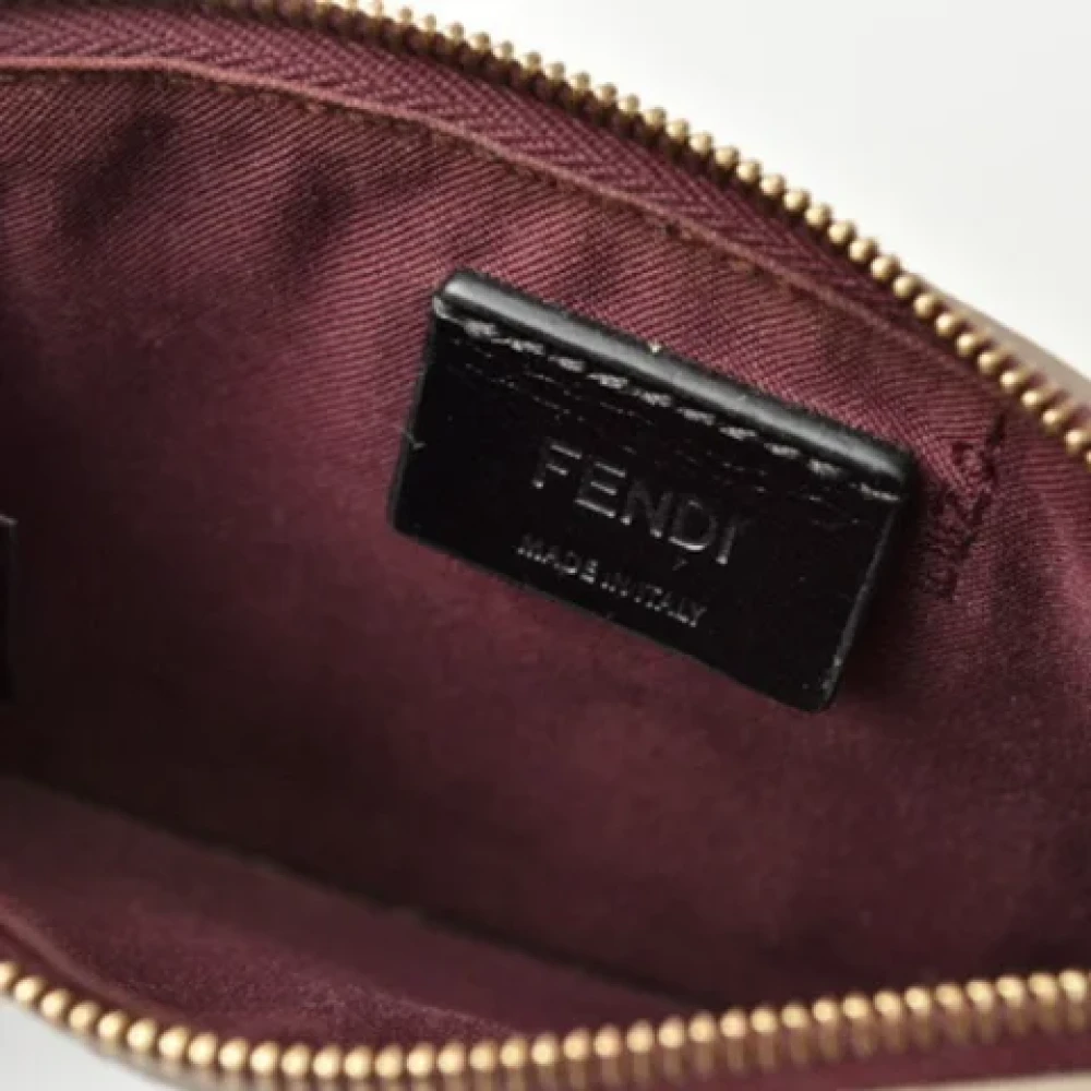 Fendi Vintage Pre-owned Leather wallets Brown Dames