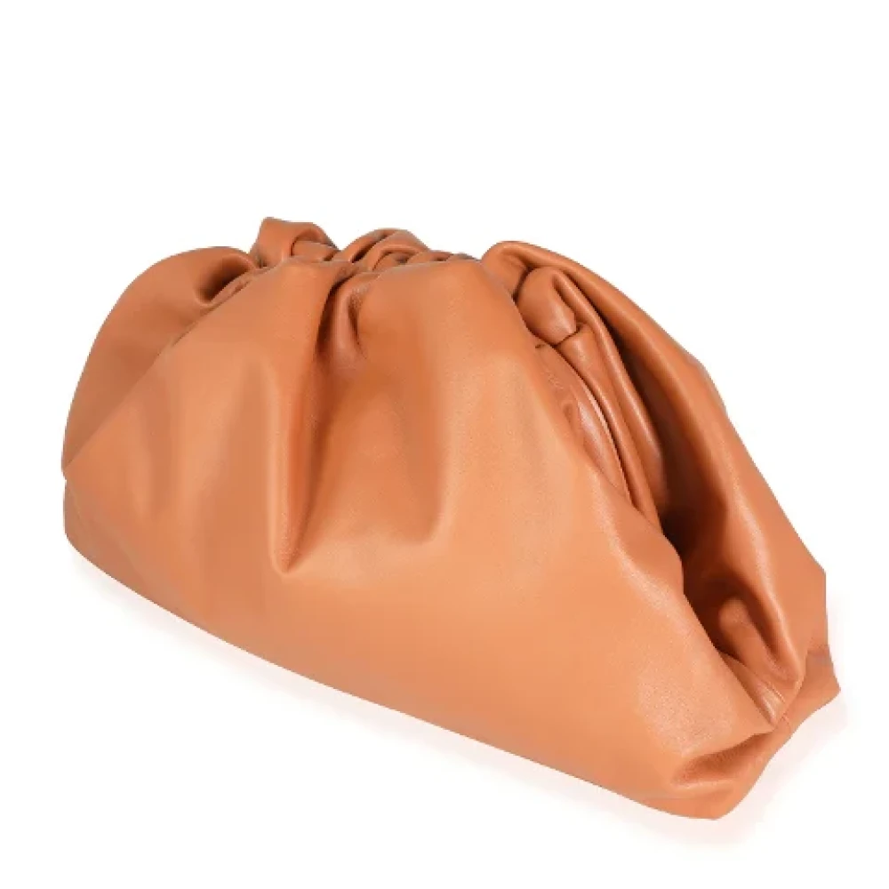 Bottega Veneta Vintage Pre-owned Leather pouches Orange Dames