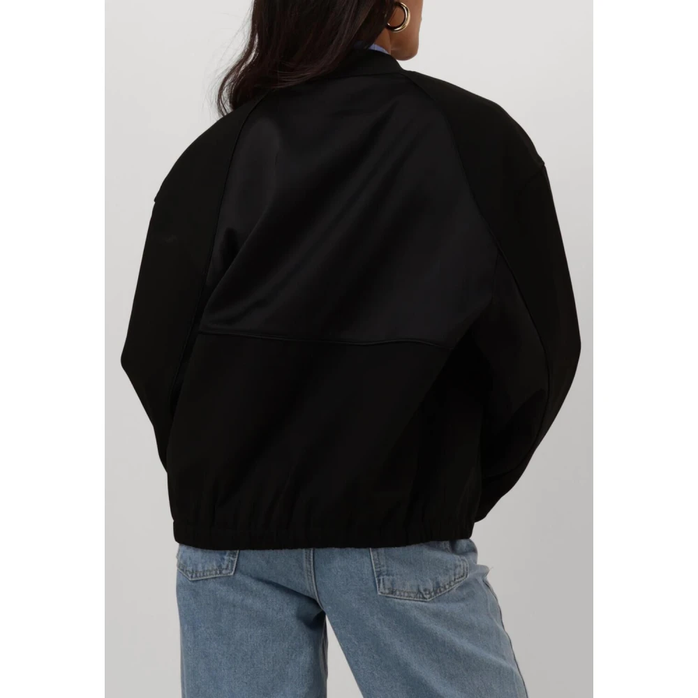 Alix The Label Sportieve Zwarte Bomberjack Black Dames