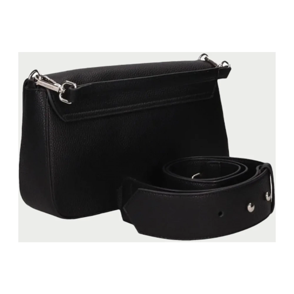 John Richmond Zwarte Schoudertas met Logoprint Black Dames
