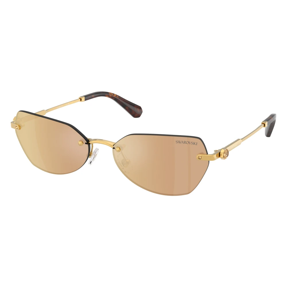 Swarovski Women's Yellow Sk7038 Sunglasses - Sunglasses - 58 Mm - Accessories