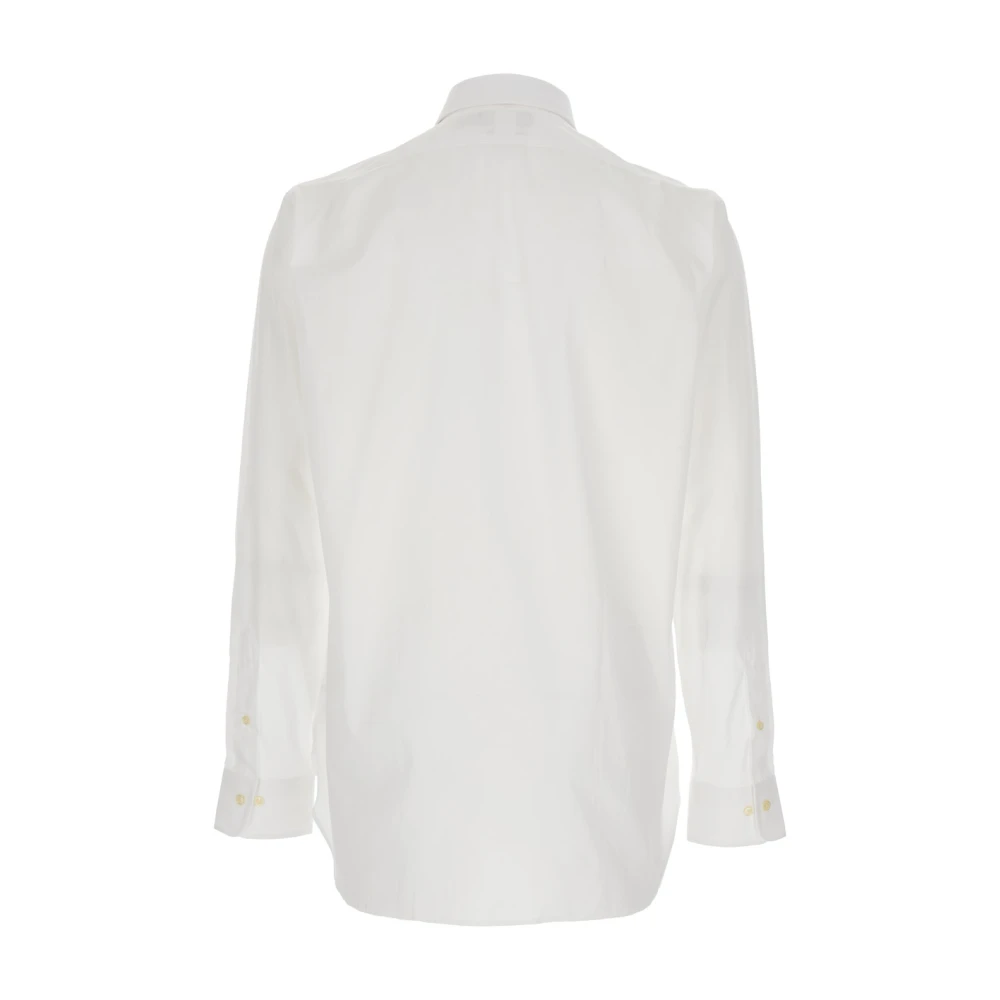 Polo Ralph Lauren Wit overhemd met puntkraag en borduurwerk White Heren