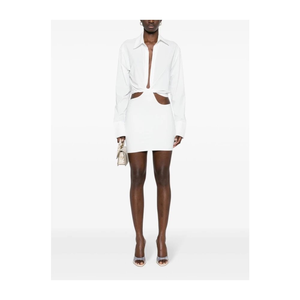 Amazuin Short Dresses White Dames