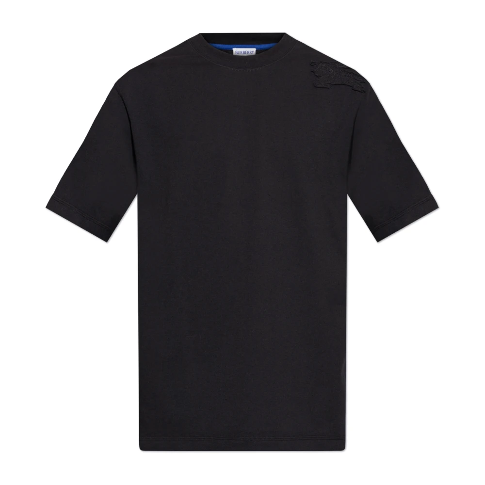 Burberry Katoenen T-shirt Black Heren