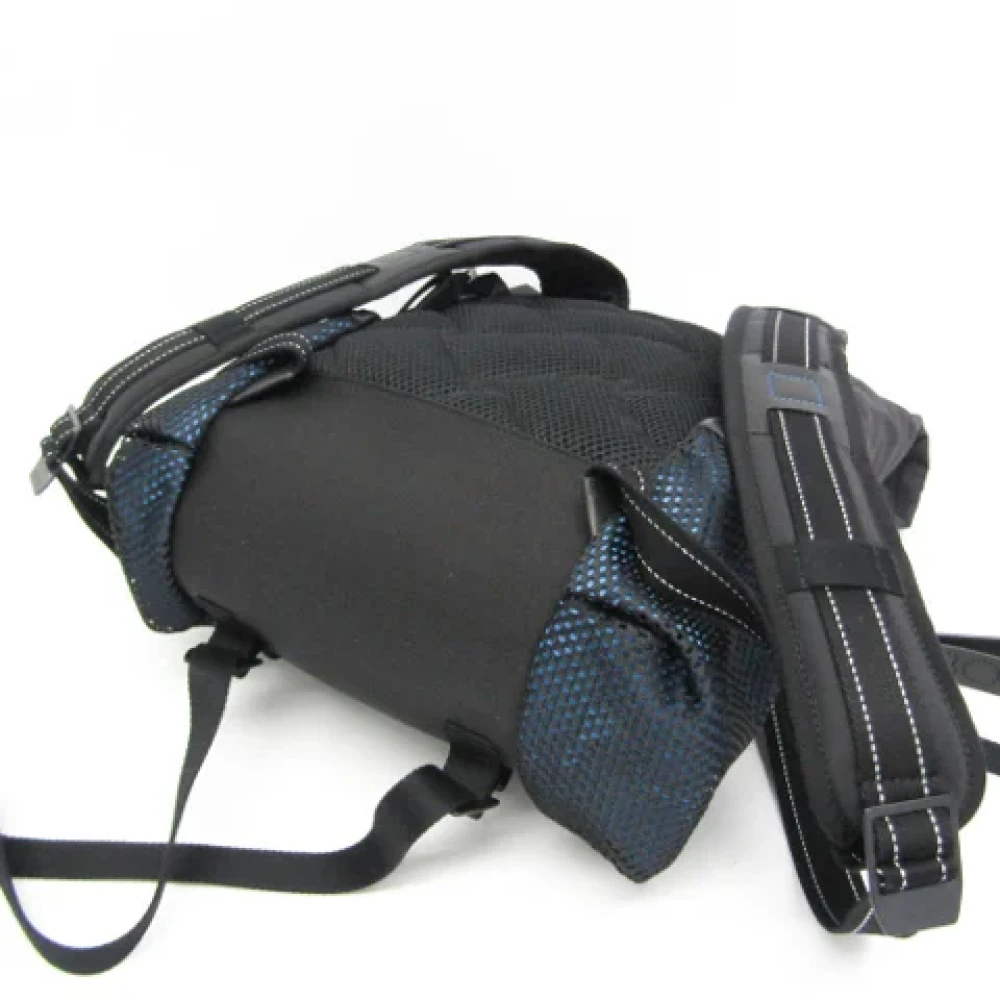 Bottega Veneta Vintage Pre-owned Fabric backpacks Black Dames