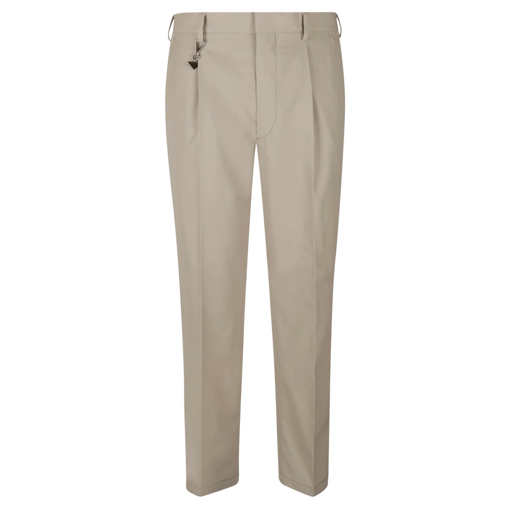 Prada Beige Cotton Trousers - Male - Suit Trousers - Xl - Trousers