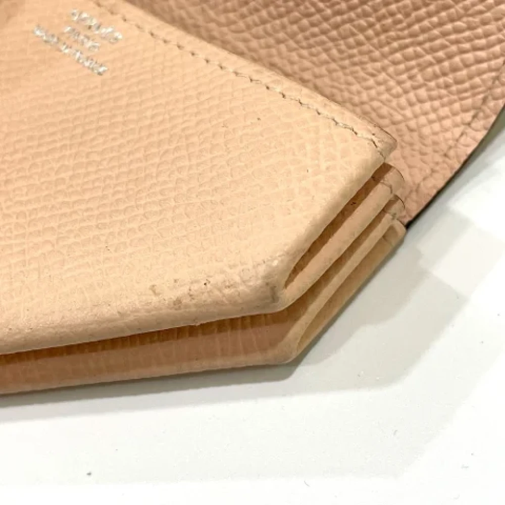 Hermès Vintage Pre-owned Leather wallets Pink Dames