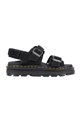 Open Toe Leather Buckle Sandals