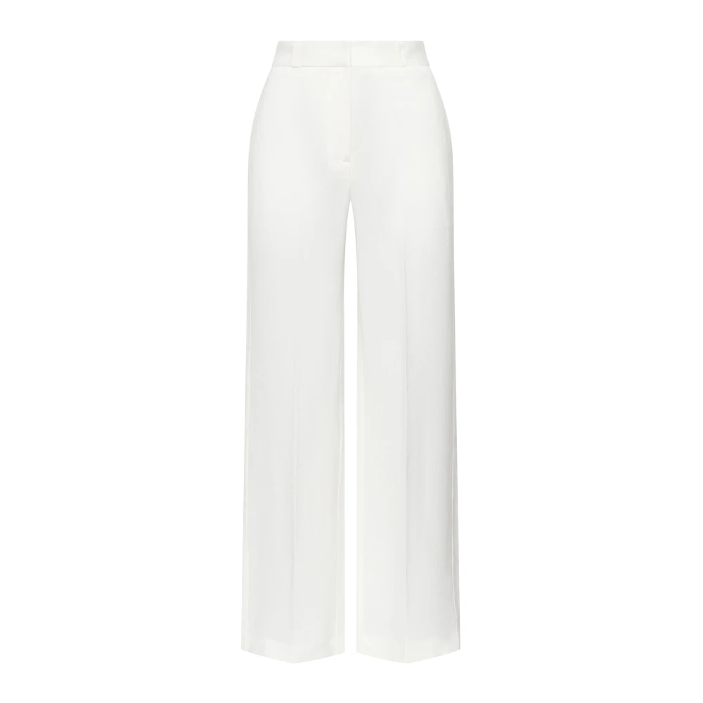 Maliparmi Magnolia Linnen Broek White Dames