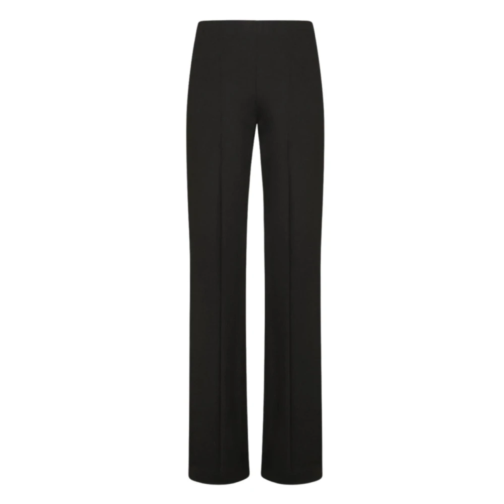Momoni Milano Stitch Zwarte Broek Black Dames