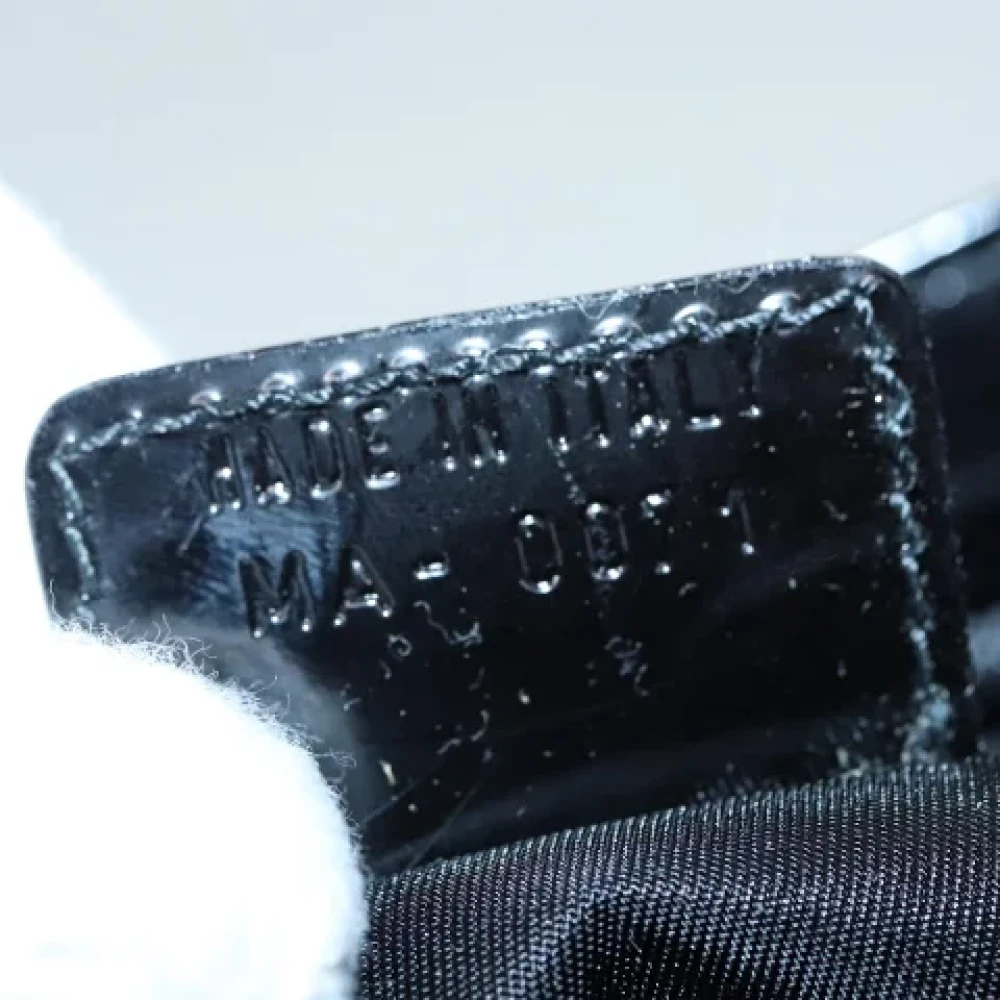 Dior Vintage Pre-owned Leather handbags Black Dames