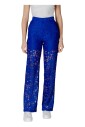pantalon-en-polyester-bleu-uni-a-fermeture-eclair