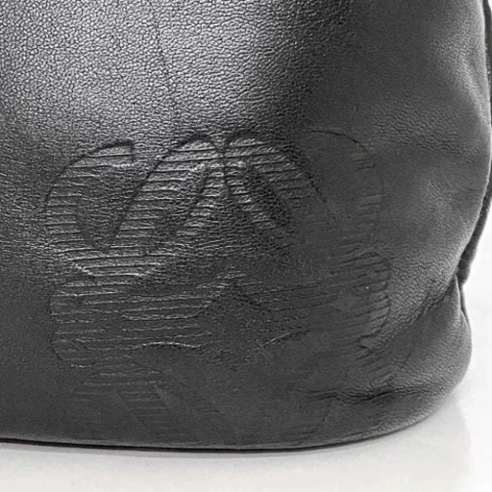 Loewe Pre-owned Leather shoulder-bags Black Dames