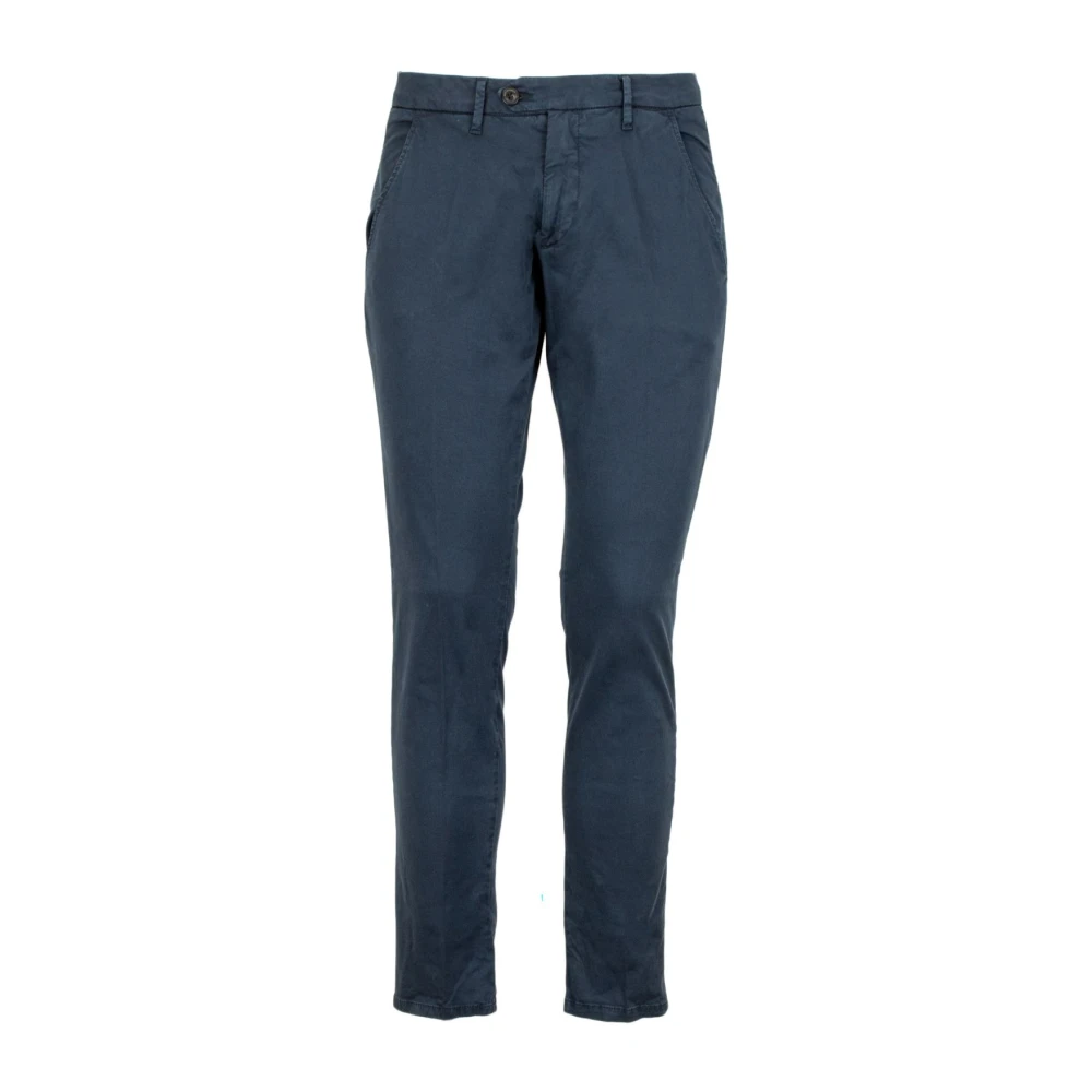 Roy Roger's Chic Trousers Blue Heren