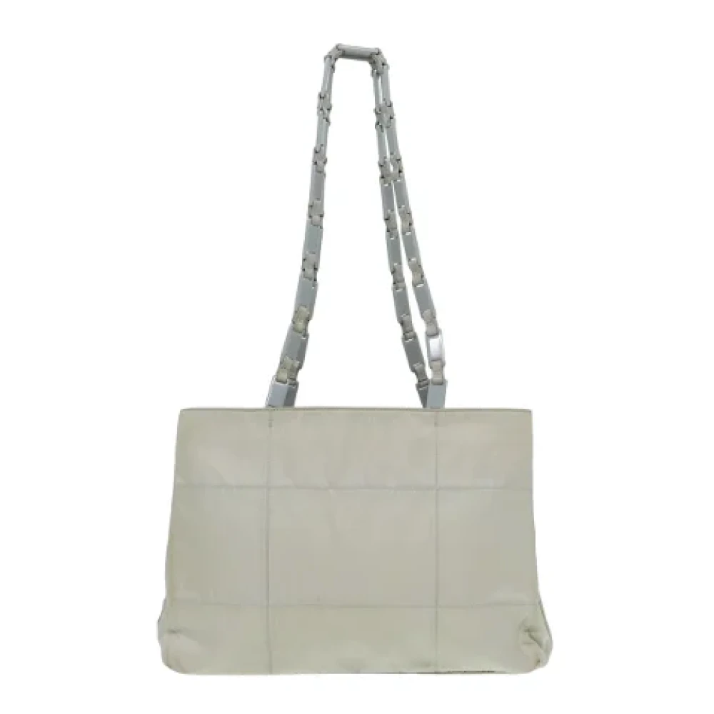 Prada Vintage Pre-owned Canvas prada-bags Gray Dames