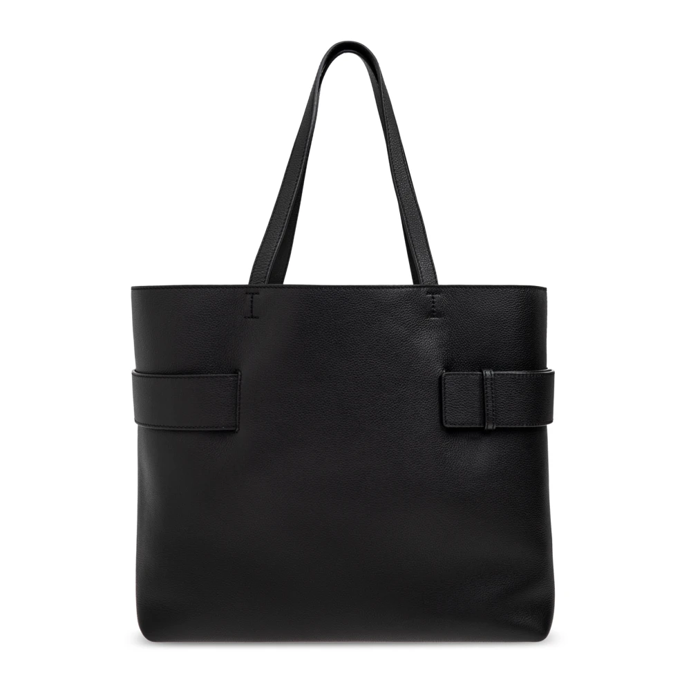 alexander mcqueen Tas T-Bar Sling Black Dames