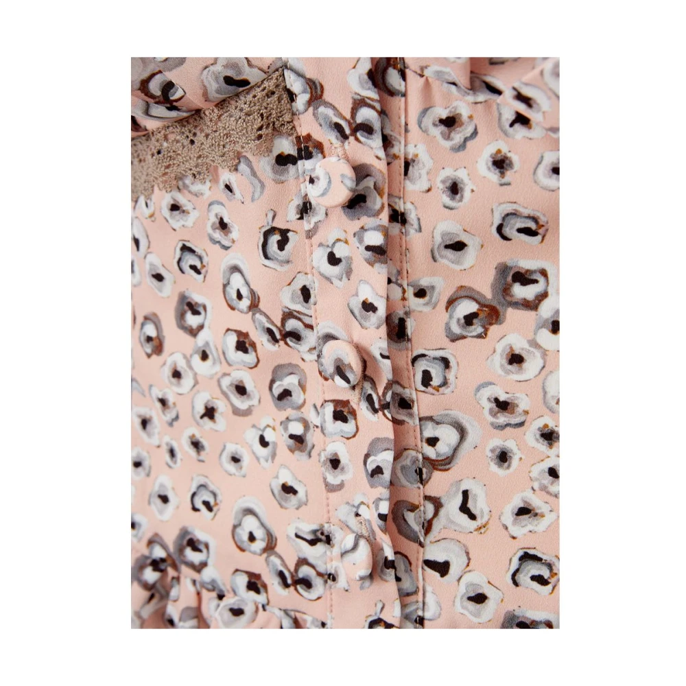 Lardini Elegante Roze Acetaat Jurk voor Speciale Avonden Multicolor Dames