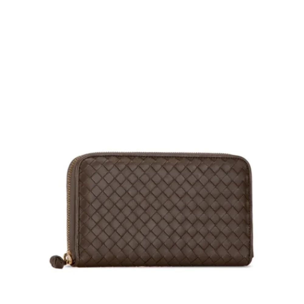 Bottega Veneta Vintage Pre-owned Leather wallets Brown Dames