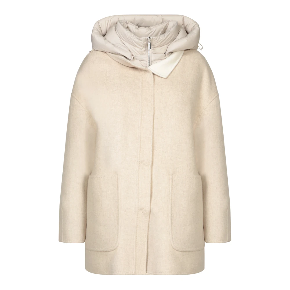 Moorer 3-in-1 Omkeerbare Dons Winterjas Beige Dames