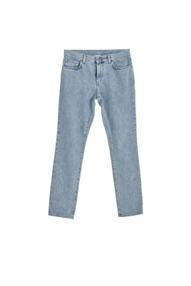 Blå Basjeans med Relaxed Fit