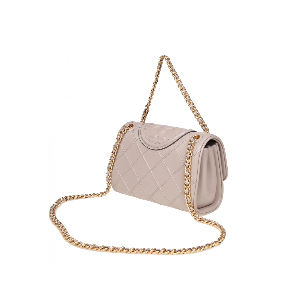 TORY BURCH Gewatteerde Schoudertas Klei Beige Dames