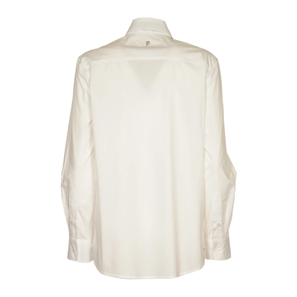 Dondup Witte Shirt Camicia White Dames