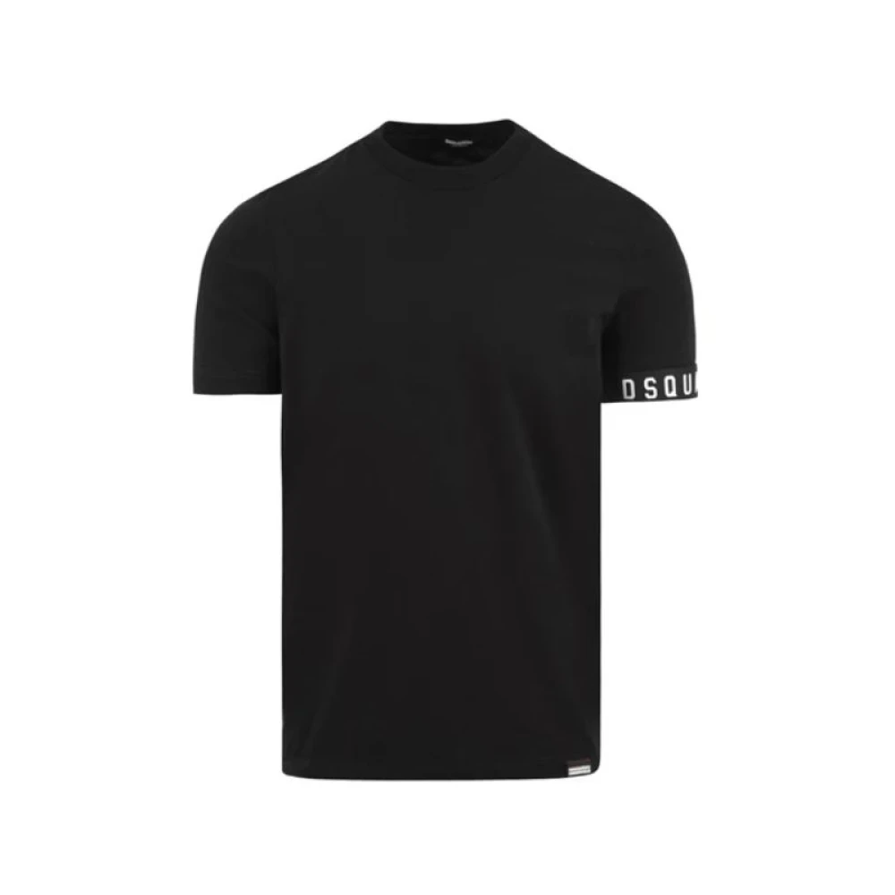 Dsquared2 Round Neck T-Shirt Black Heren