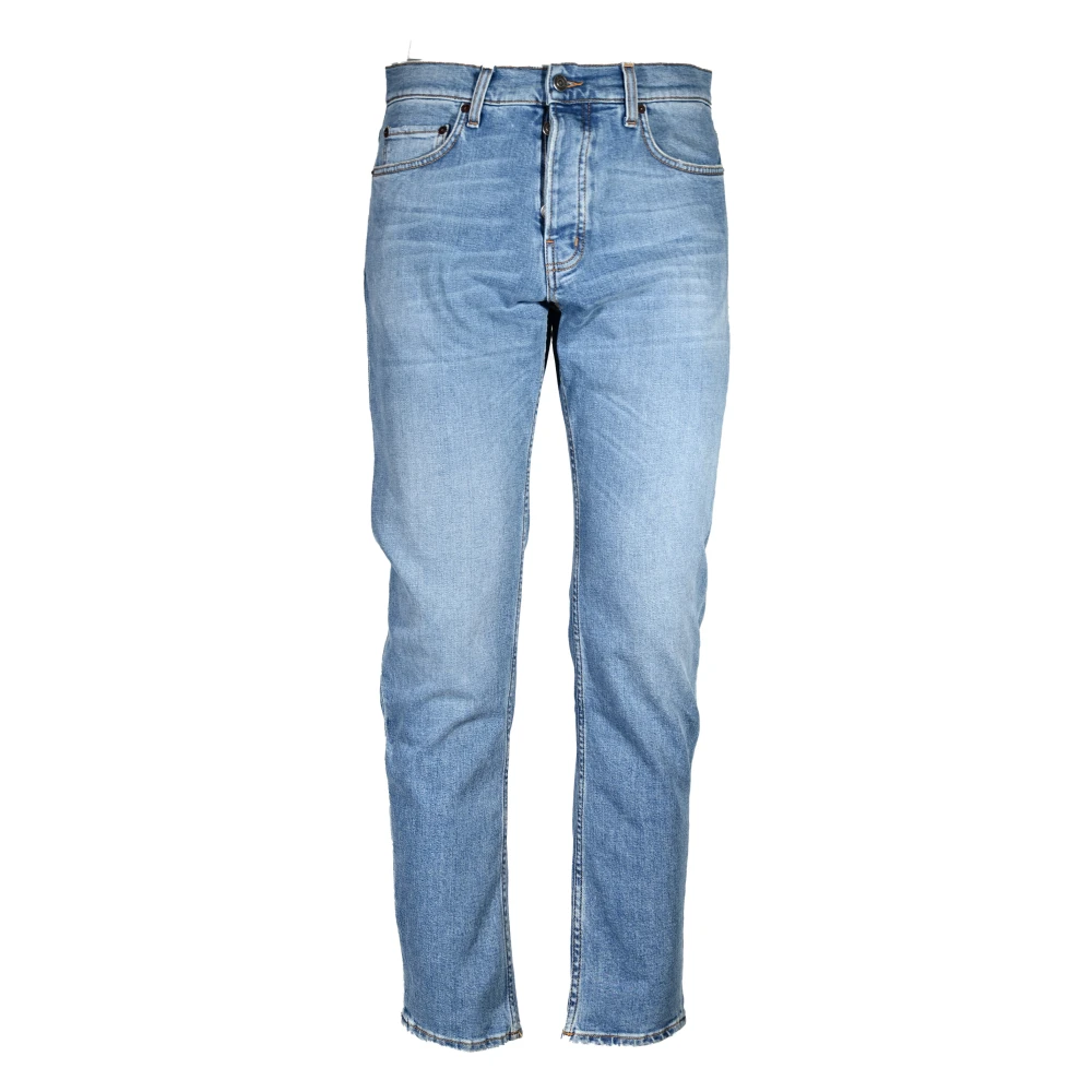 Haikure Denim Jeans met Knoopsluiting Blue Heren