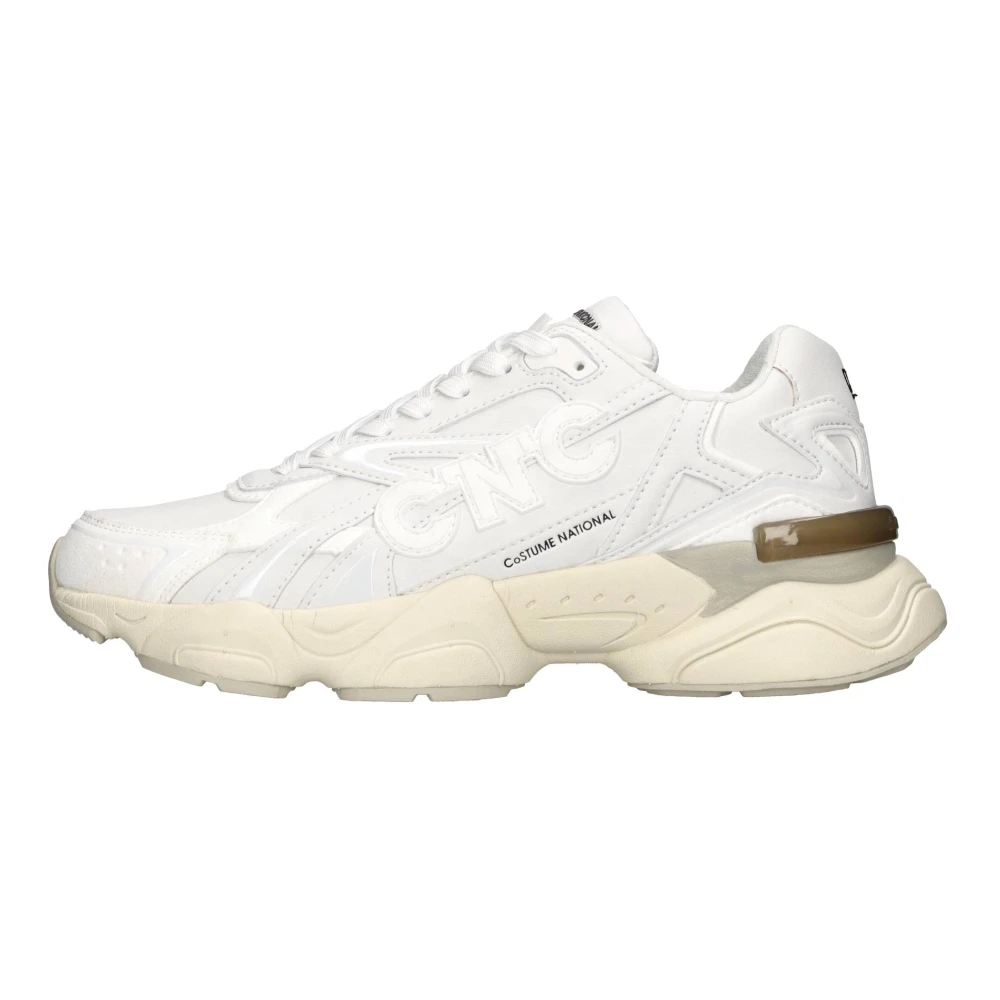 Costume National 25400 A Suedebianco Heren Schoenen Wit