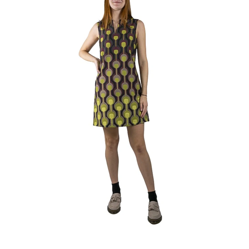 Maliparmi Temple Degrade Jurk Aw23 Green Dames