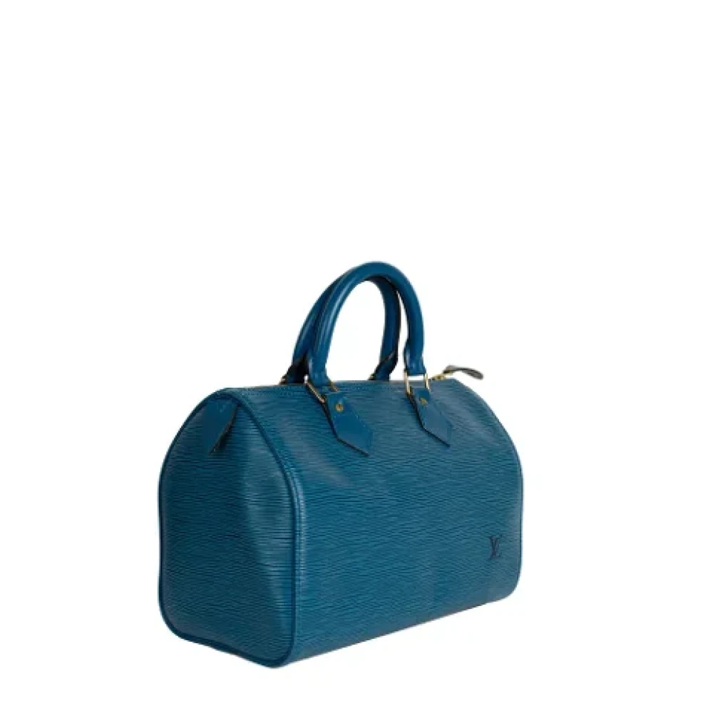 Louis Vuitton Vintage Pre-owned Leather handbags Blue Dames