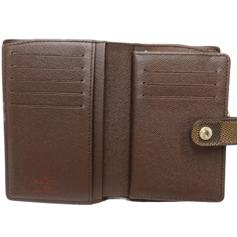 Louis Vuitton Vintage Pre-owned Canvas wallets Brown Dames