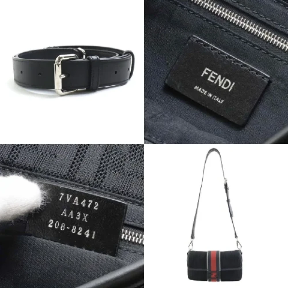 Fendi Vintage Pre-owned Canvas fendi-bags Black Dames
