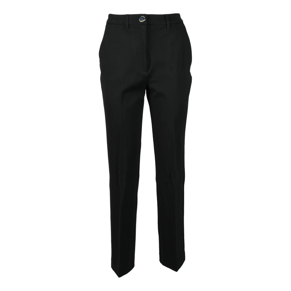 Guess Elegante Viscose Blend Spandex Broek Black Dames