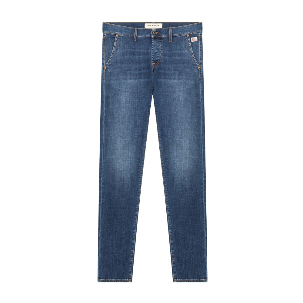 Roy Roger's Men's Blue Slim Fit Jeans, W29, Light Denim Elastic Jeans