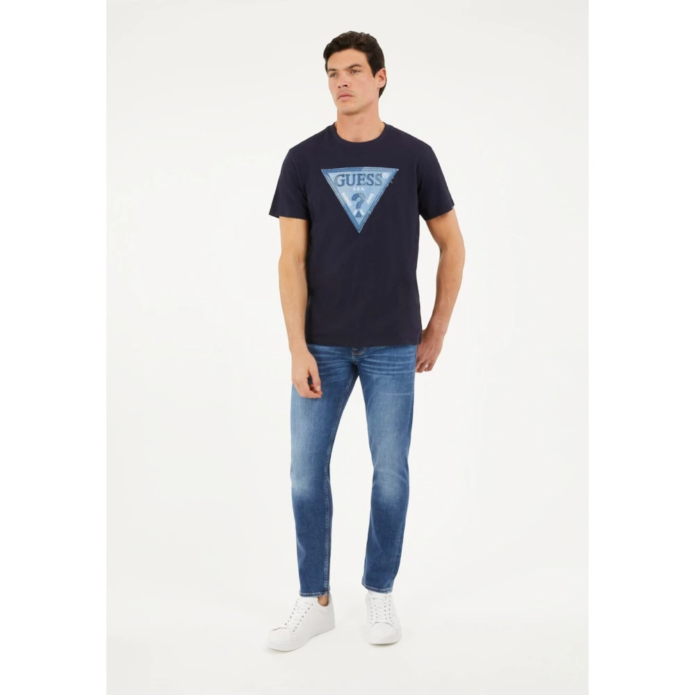 Guess Elite Skinny Jeans voor Mannen Blue Heren