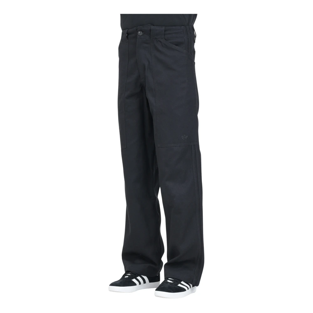 adidas Originals Zwarte Cargo Broek Premium Essentials Black Heren