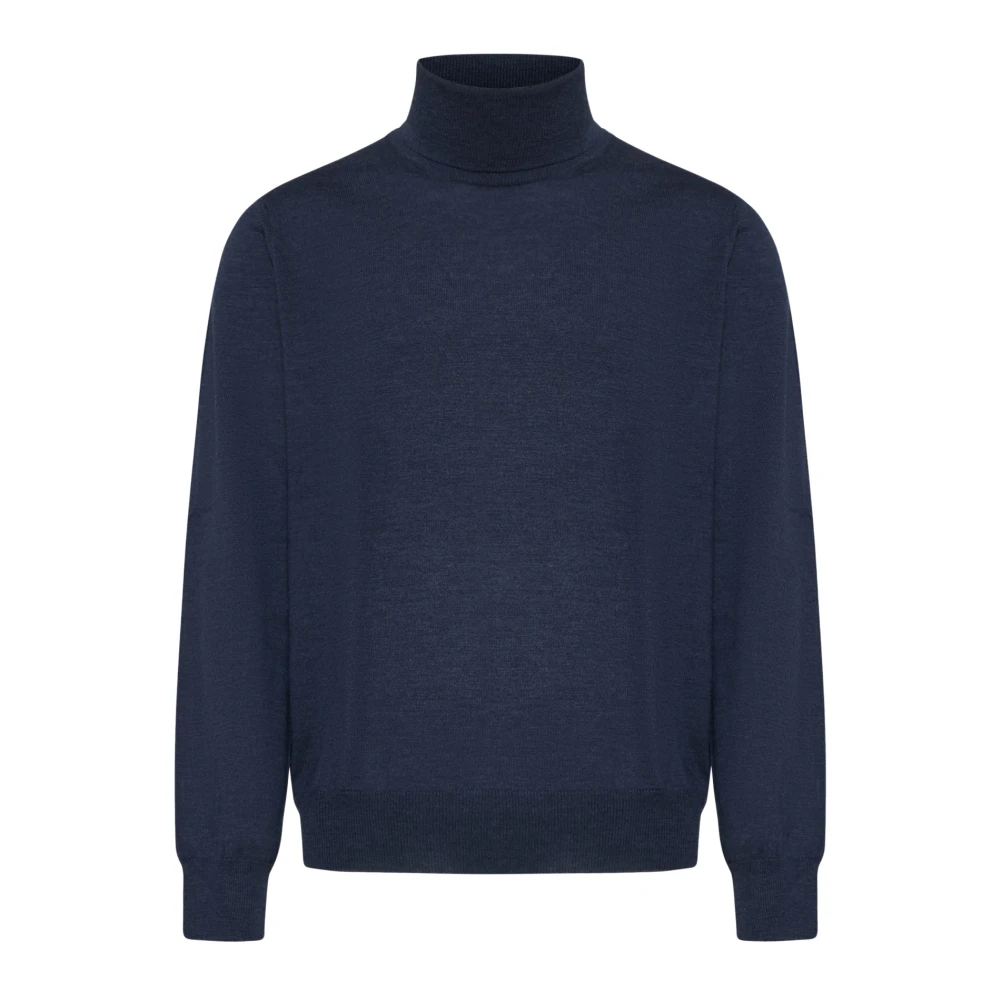 D4.0 Blauwe Sweaters voor Mannen Blue Heren