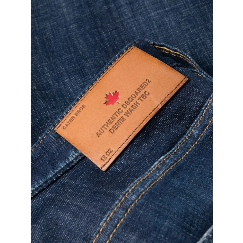 Dsquared2 5-Pocket Broek in Marineblauw Blue Heren