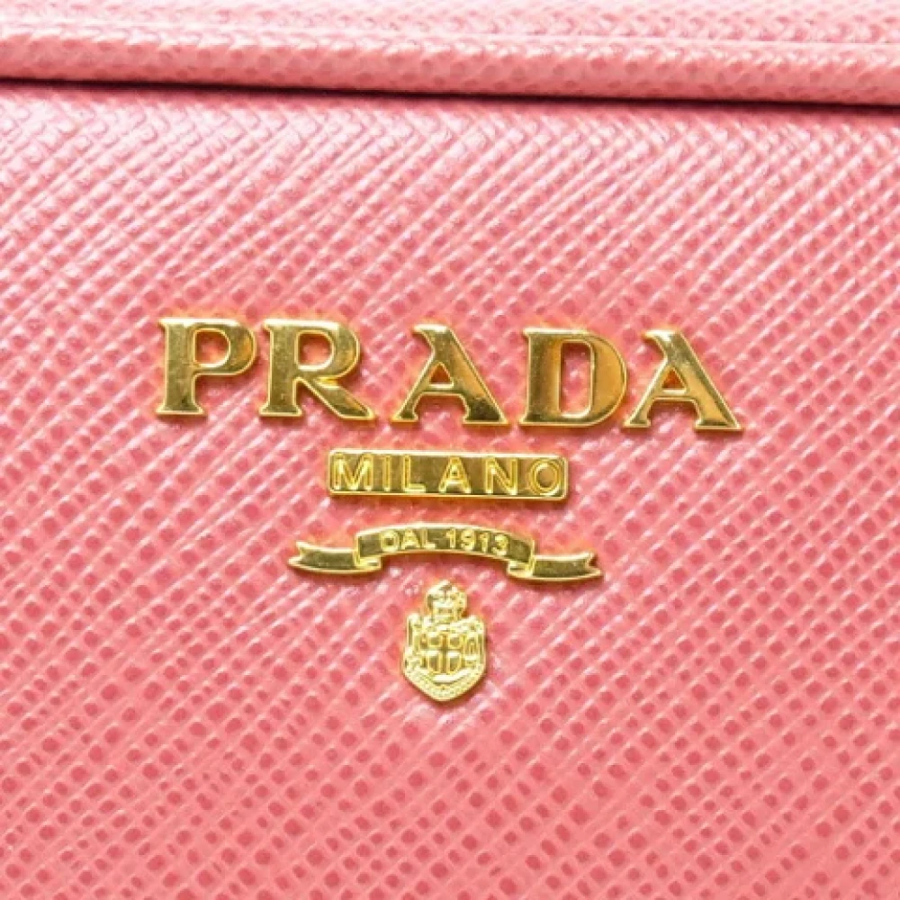 Prada Vintage Pre-owned Leather prada-bags Pink Dames